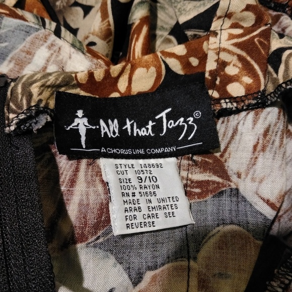 Vintage Sexy Floral Surfer Skater Wrap Dress - Picture 6 of 7